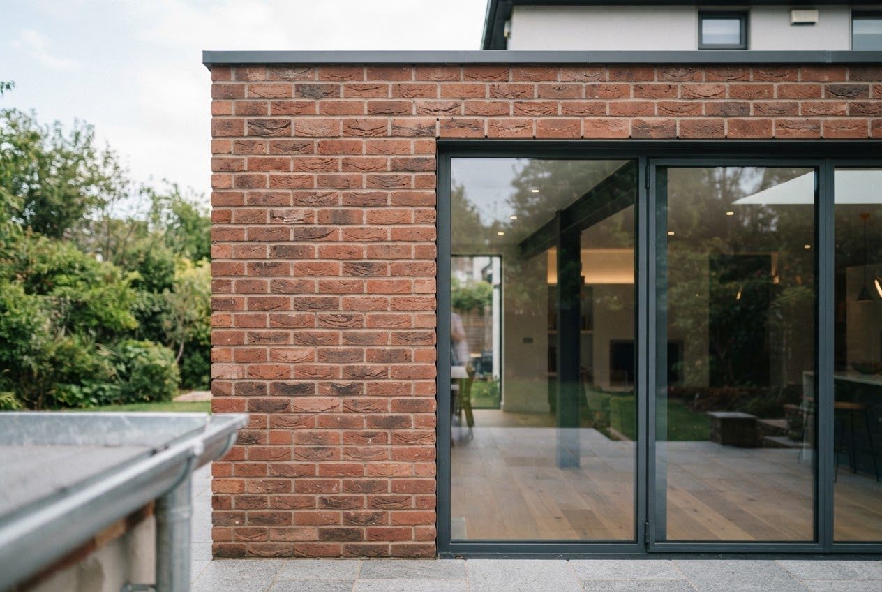 Renovation & extension detail with considered residential detailing