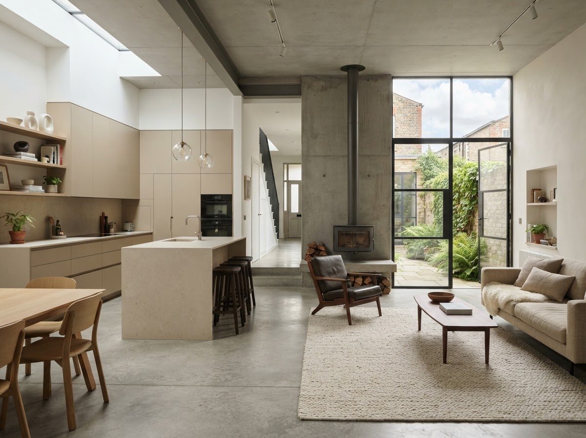 Contemporary residential extension and renovation detail for homes in Kildare